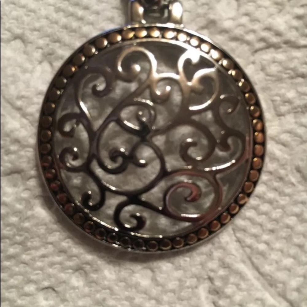 Retro Gold/silver Unique Chain With Circular Disc